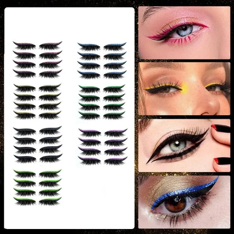 Reusable Eyeliner And Eyelash Stickers