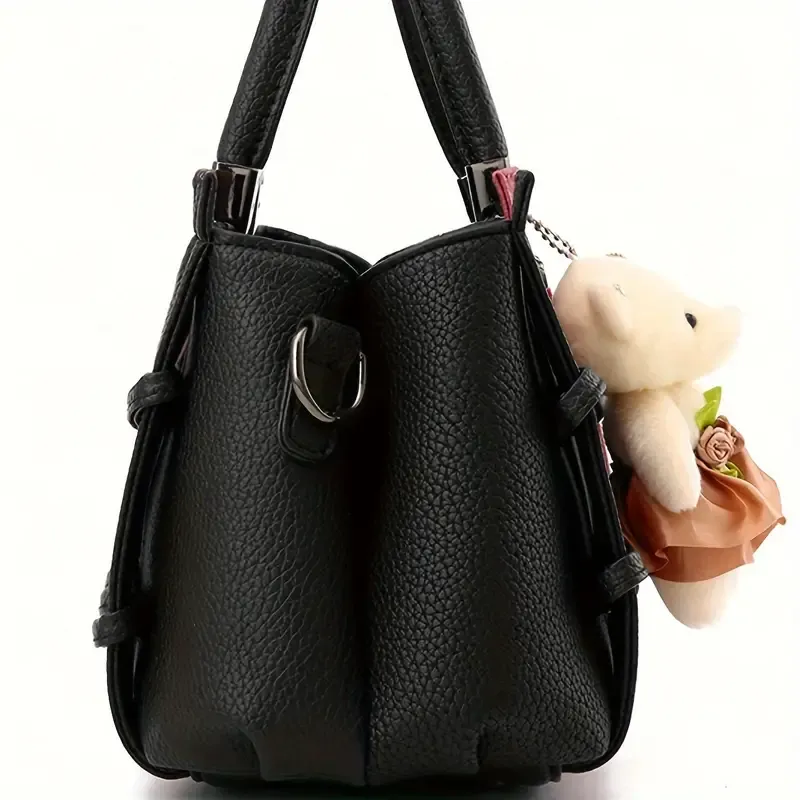 Niche Classic Colorblock Braided Design Bag, Trendy Elegant Satchel Bag For Women, Gift Bag For Mom