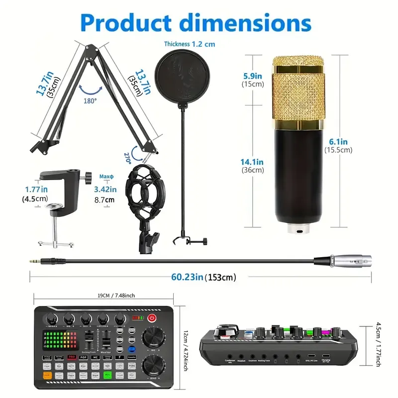 Pro Studio Audio Mixer Kit