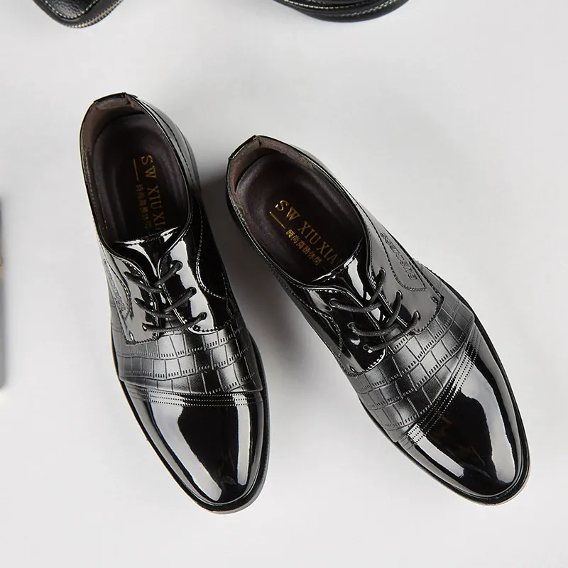 New spring crocodile leather shoes for men