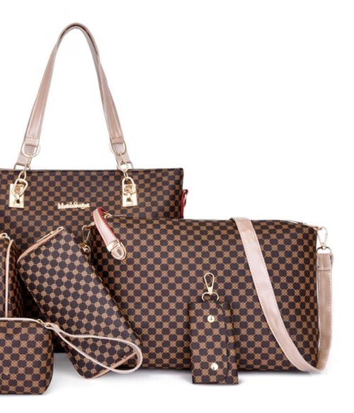 Retro Pattern Bag Set