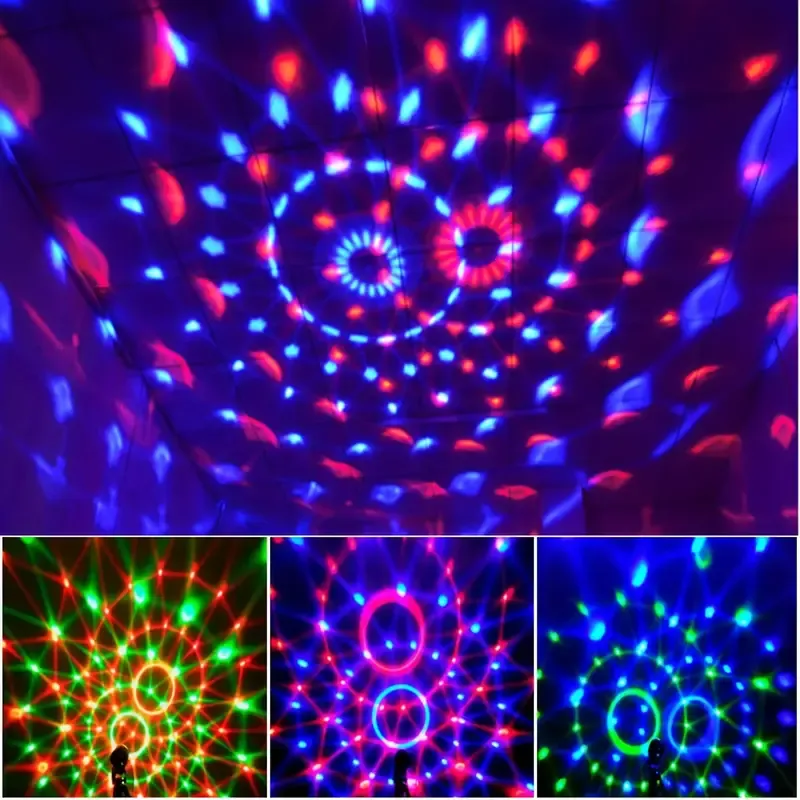 crystal remote control magic ball light