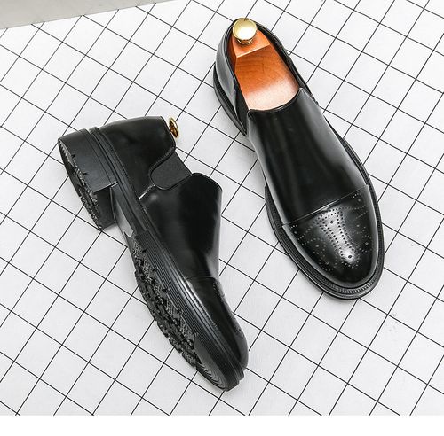 Low-top business brock men's shoes