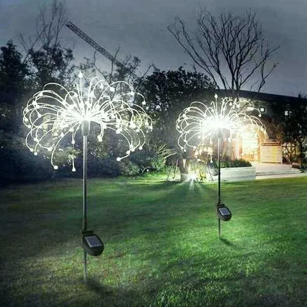 🔥BIG SALE -50% OFF🔥🔥-Waterproof Solar Garden Fireworks Lamp