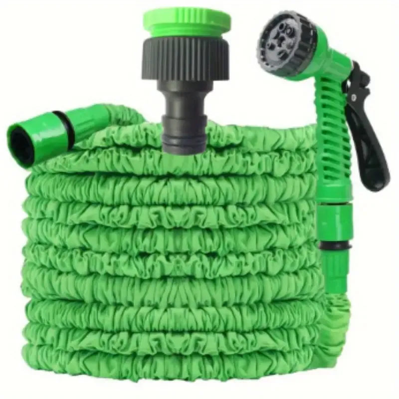 1pc, Versatile Expandable Garden Hose, Flexible Watering And Car Wash Hose With Sprayer Attachment, Essential Cleaning And Irrigation Tool For Home, Outdoor Use, Cleaning Supplies