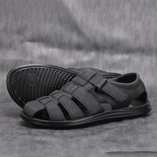 Summer beach shoes boutique men's leather sandals casual trendy men's sandals light and comfortable men's shoes