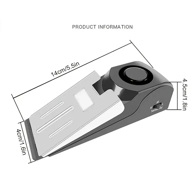 Portable Door Stopper Alarm