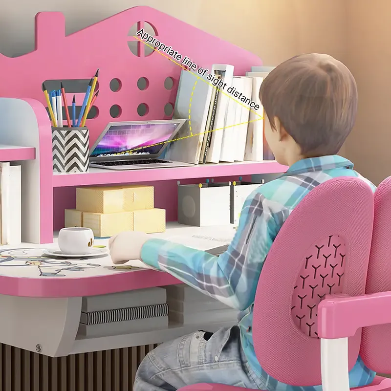 Multi Bookcase Wider Desktop Table