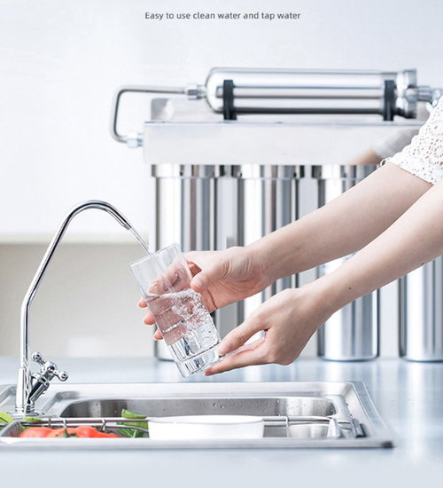 Five-stage ultrafiltration water purifier household stainless steel tap water filter kitchen direct drinking water purifier pre-filter