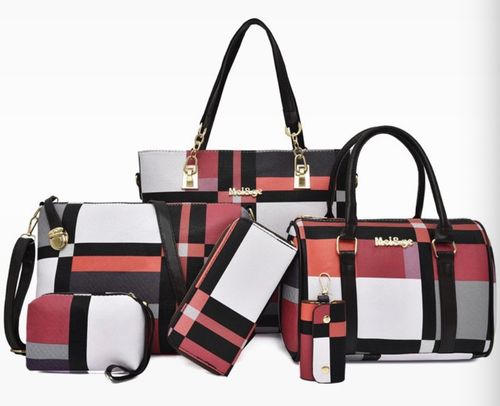 6-Pcs Women's Handbag Collection