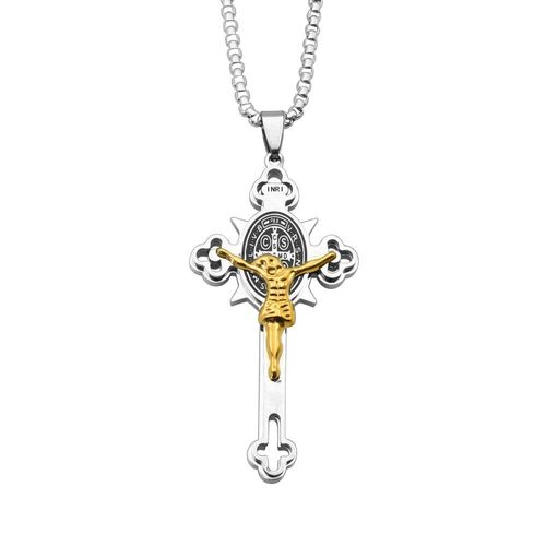 Gold Plated Stainless Steel Cross