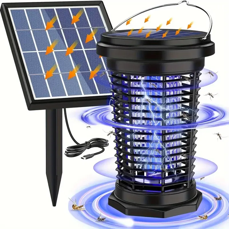 Solar Powered Mosquito Repellent Lamp