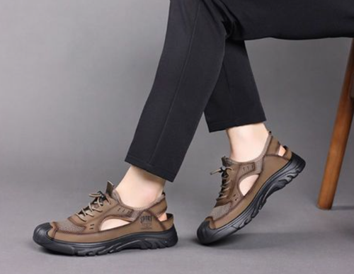 Men's summer new mesh breathable sandals