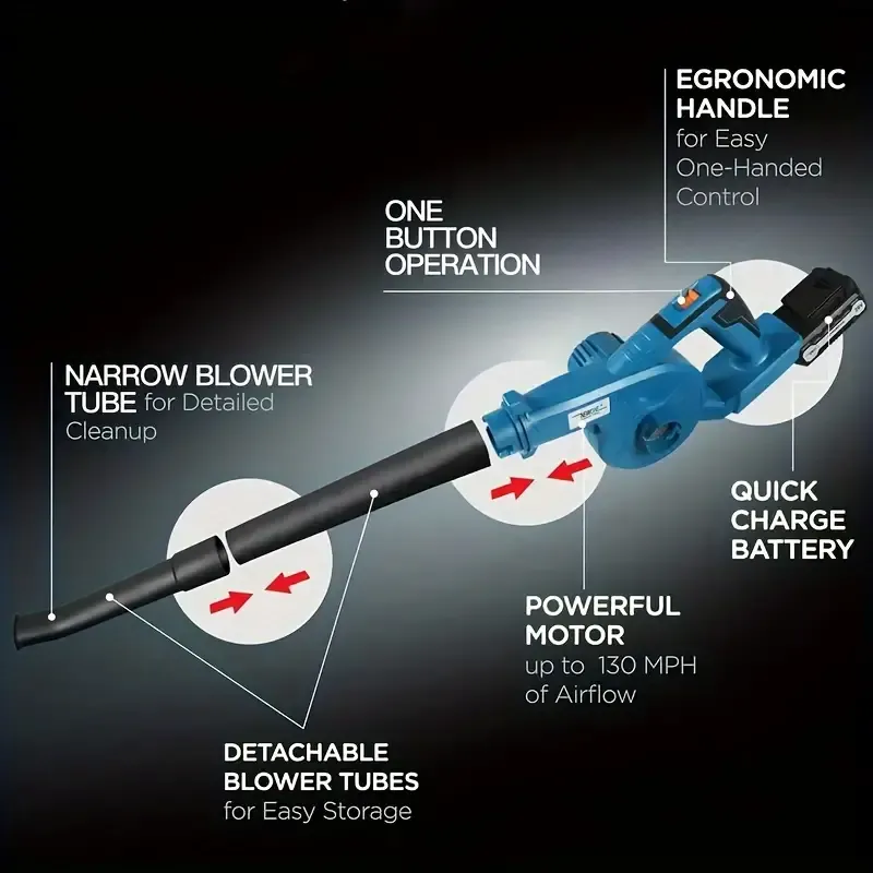 20V High-Capacity Cordless Leaf Blower