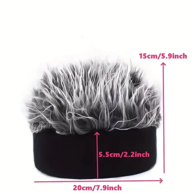Synthetic Hair Wig Hat - Breathable Cap