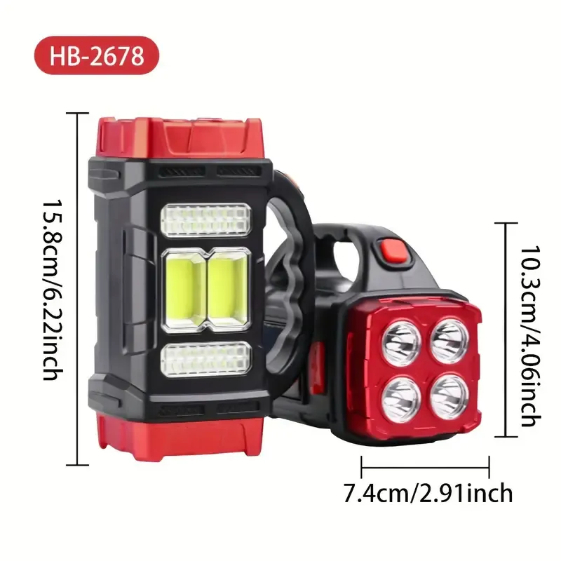 Solar Powered LED Flashlight