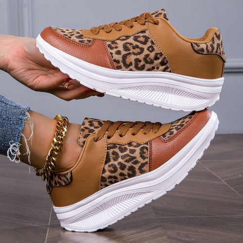 Women's Fashion Leopard Print Sneakers