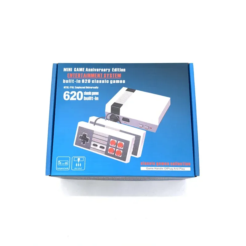 Game console 8-bit nostalgic 80 generation retro FC red and white console 620 TV mini game console