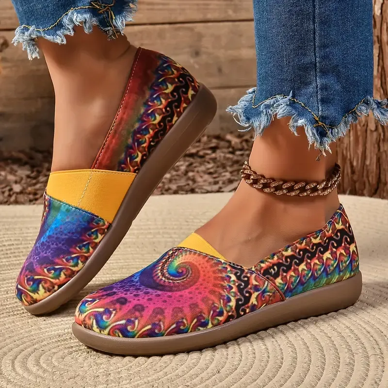 Women's Color Star Flats