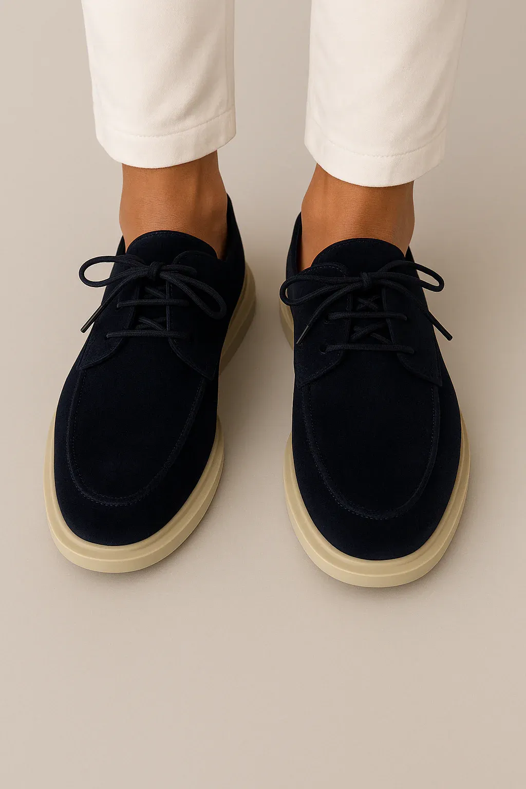 American British style lace-up men's casual shoes