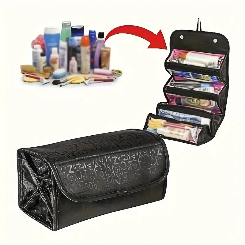 Hanging Large Capacity Four-layer Travel Bag, Toiletry Bag, Jewelry Bag, Makeup Bag Storage Bag