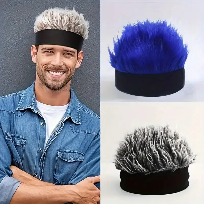 Synthetic Hair Wig Hat - Breathable Cap