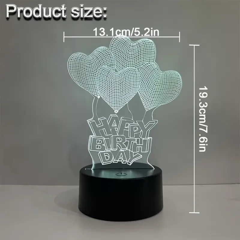 3D Illusion Night Light
