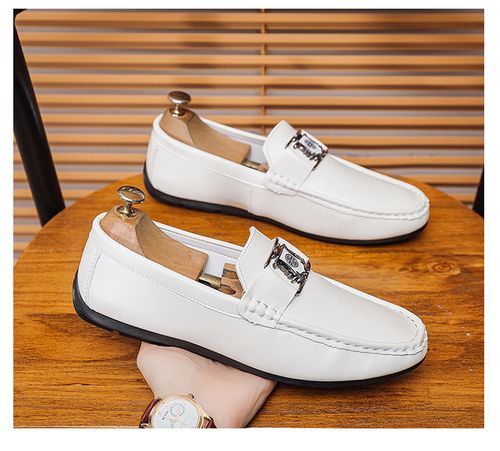 summer new all-match white men's casual shoes