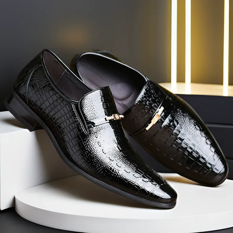 new style business formal men's leather shoes