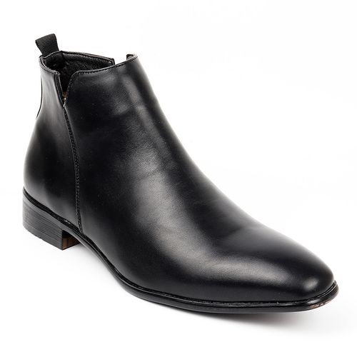 Chelsea boots, square toe men's shoes, versatile and stylish cross-border men's ankle boots.