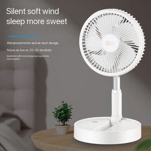 Portable usb charging fan Retractable folding dormitory outdoor fan Desktop fan Floor fan