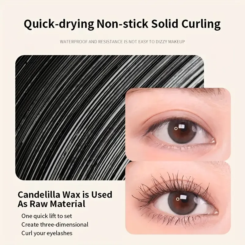Mascara Waterproof Sweatproof Long Lasting No Take Off Makeup No Smudge Eye Mascara