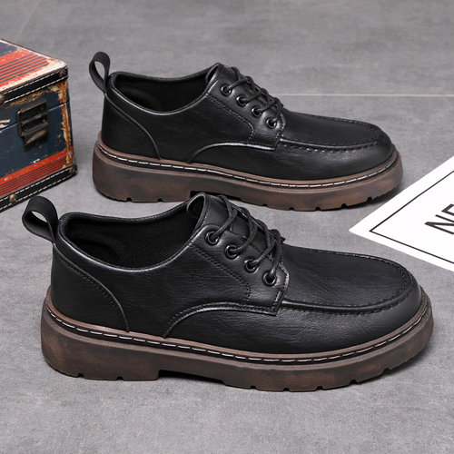 Summer British-style business work leather shoes
