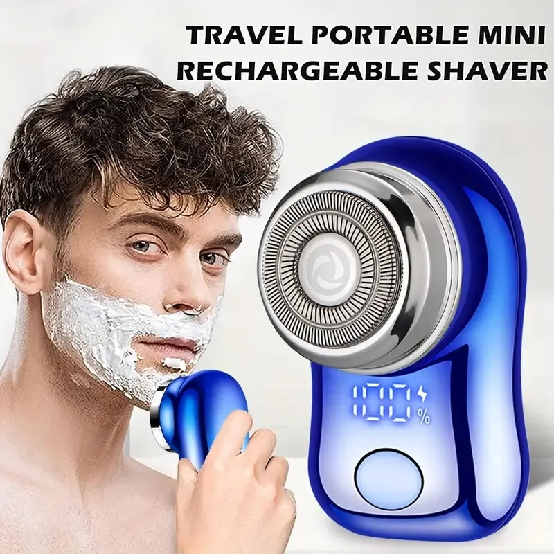 Compact Mini Electric Shaver With Digital Display, Efficient Shaving Type-C High-speed Charging, Portable Shaver, Gifts For Men, Father's Day Gift