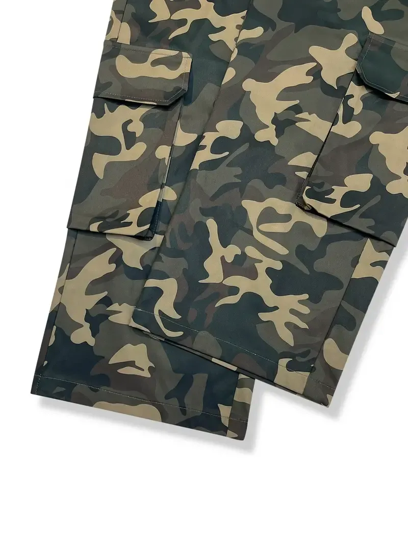 Men's Loose Fit Drawstring Cargo Pants