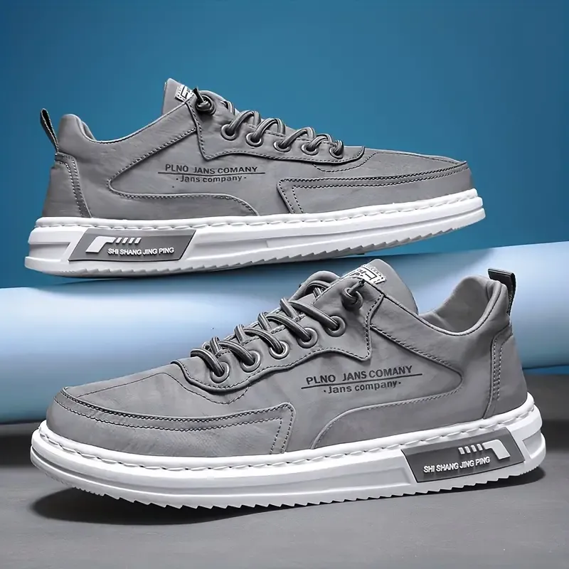 Men's Trendy Solid Skateboard Shoes