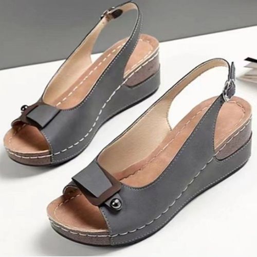 Chic French-Style Mary Jane High Heel Sandals