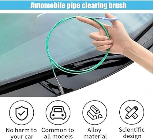 Auto Sunroof Drain Cleaning Tool, 78 Inch Extra Long Drain Cleaning Brush, Pipe Cleaner Dredging Tool, Flexible Tube Cleaning Brush for Car Sunroof Windshield Wiper Drain Hole