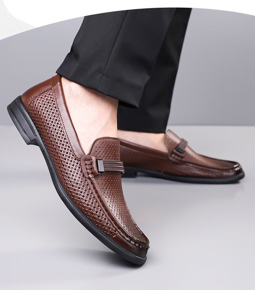 Men's casual fashion trend versatile hollow breath