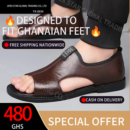 Plus Size Men's Open Toe Breathable Sandals, Comfy Non Slip Rubber Sole Casual Durable Beach Water Shoes, Men's Footwear