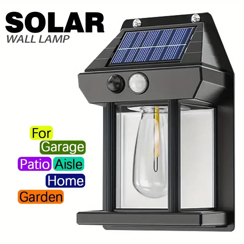 New Solar Tungsten Wall Lamp