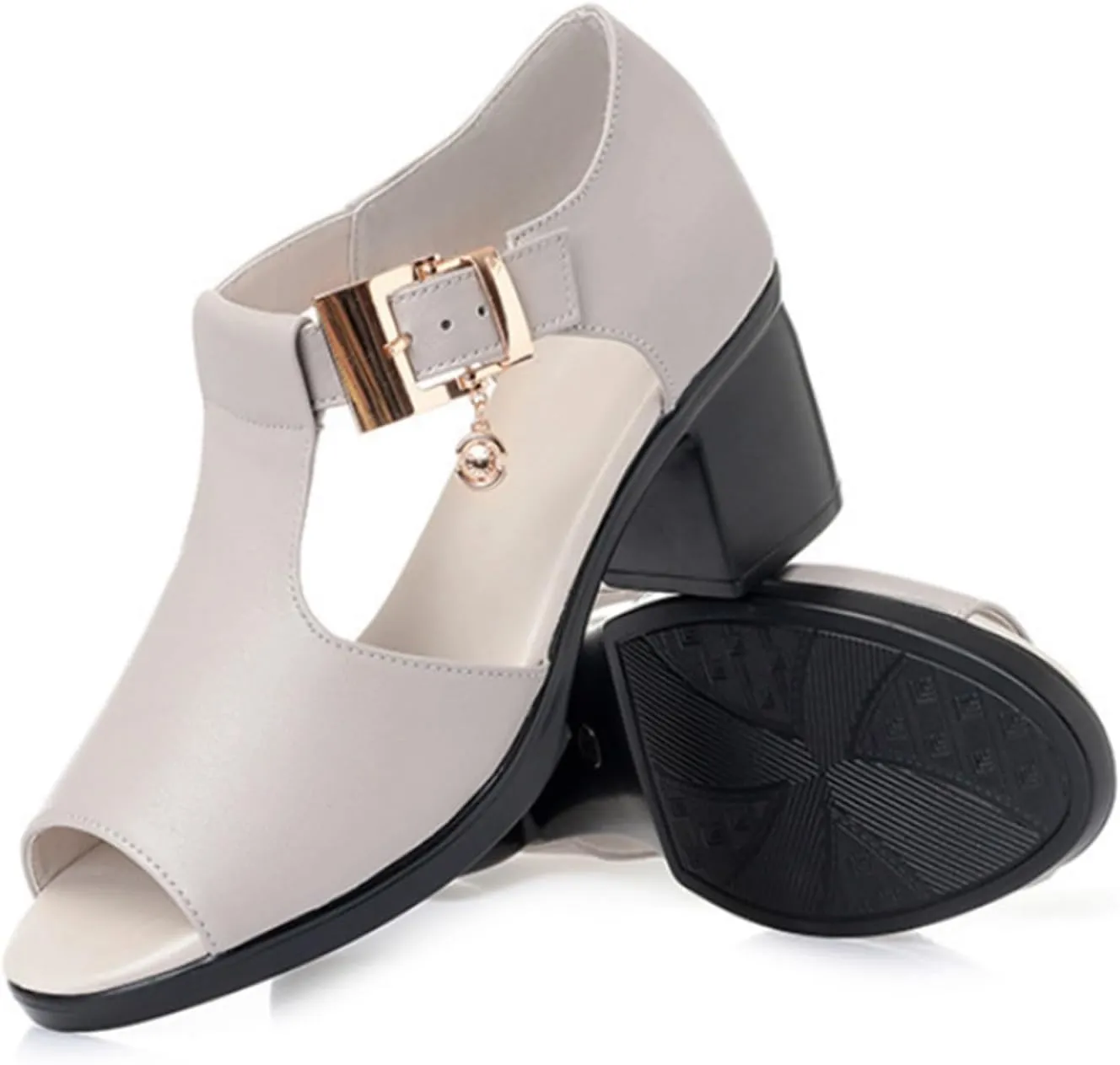 Chunky Heel Sandals 3
