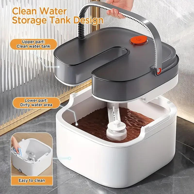 Spin mop and bucket set