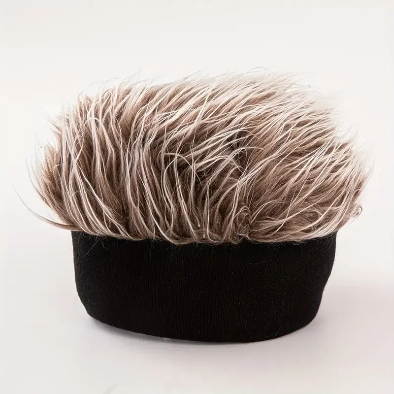 1pc Trendy Cool Adjustable Headband Wig, Fluffy Cosplay Costume Props For Men, Casual Cosplay Party Supplies And Photo Props