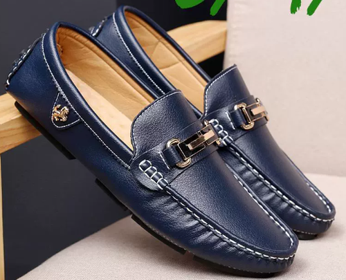Lazy low-top men's large size loafers