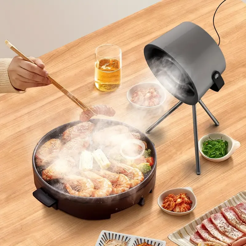 Portable USB-Powered Range Hood for Outdoor Use - Compact Kitchen Exhaust Fan, Ideal for Hot Pot & BBQ