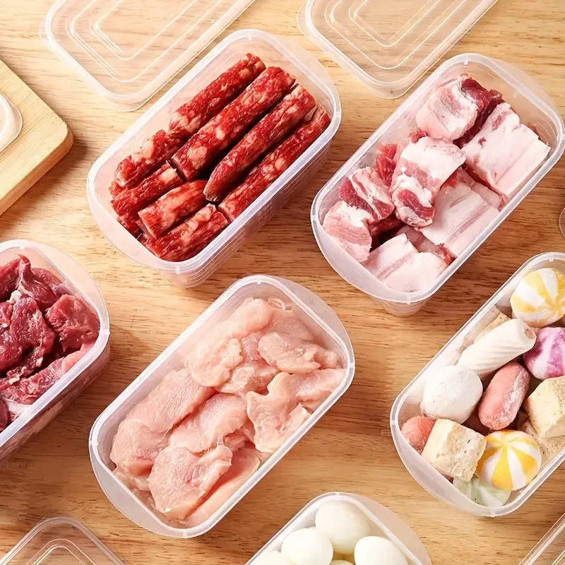 Clear Food Storage Containers with Scale Lines