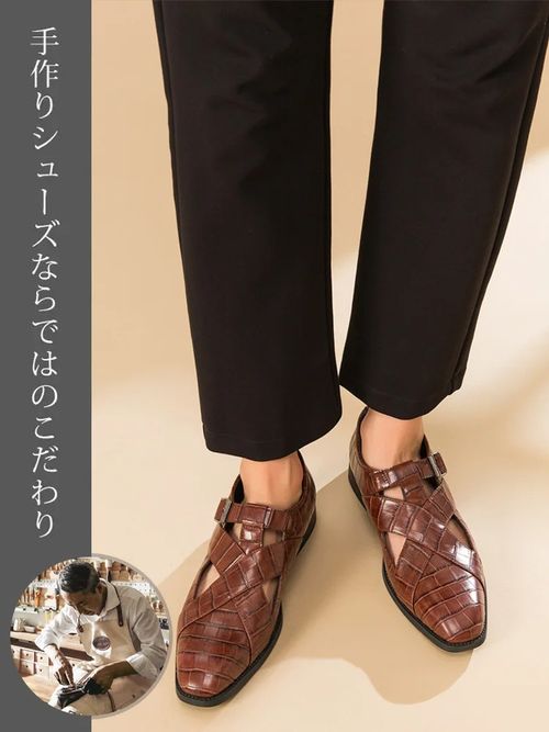Roman shoes, business casual shoes, breathable, fashionable and trendy genuine leather men's shoes