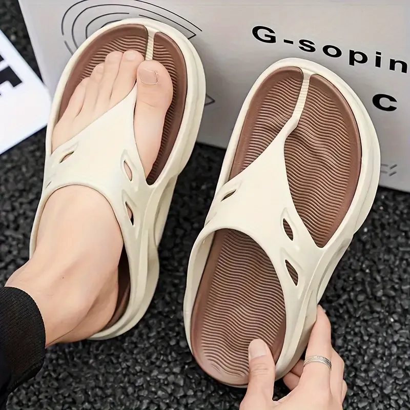 Universal Casual EVA Sport Sandals & Slides for Men - Summer Breathable Lightweight Non-Slip Open Toe Slippers for Daily & Casual Use