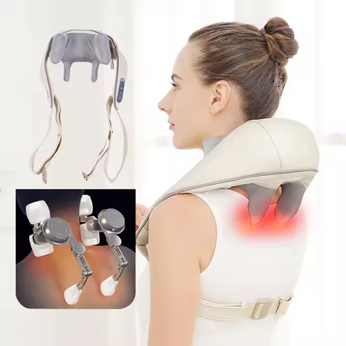 High Quality Multifunctional Intelligent Wireless Massager With Heat Massager For Neck And Shoulder